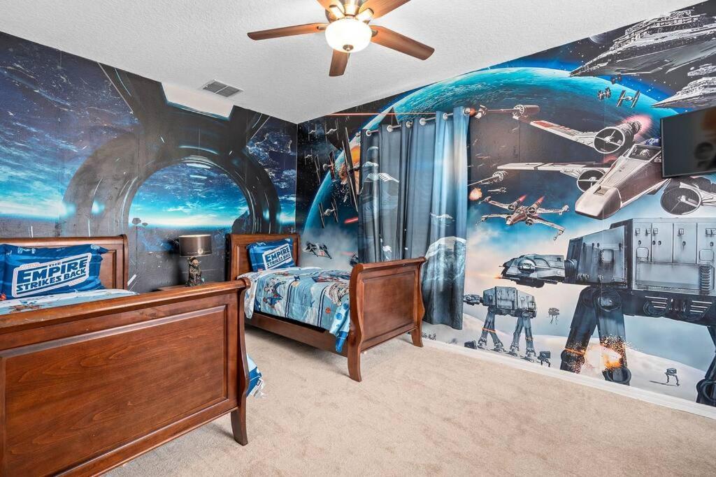 Lakeview W/8 Bedroom 5 Kingsuite 3 Miles To Disney Kissimmee Exterior photo